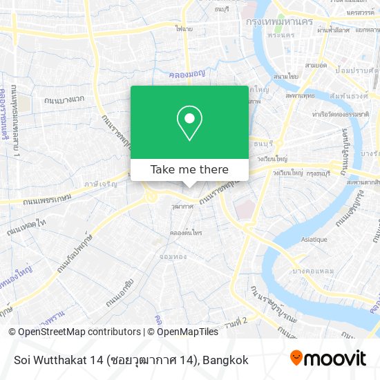 Soi Wutthakat 14 (ซอยวุฒากาศ 14) map