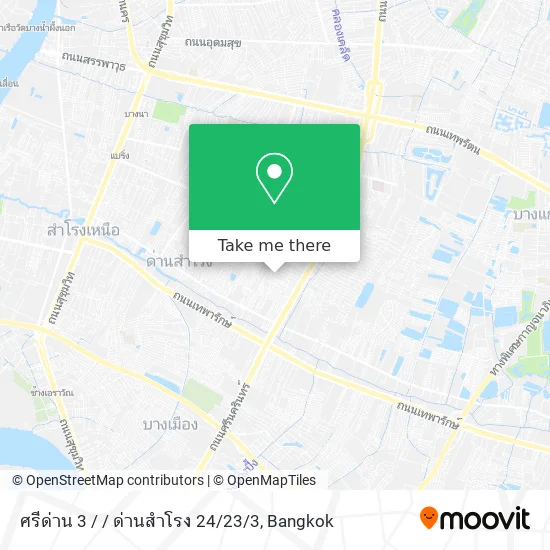 ศรีด่าน 3 / / ด่านสำโรง 24 / 23 / 3 map
