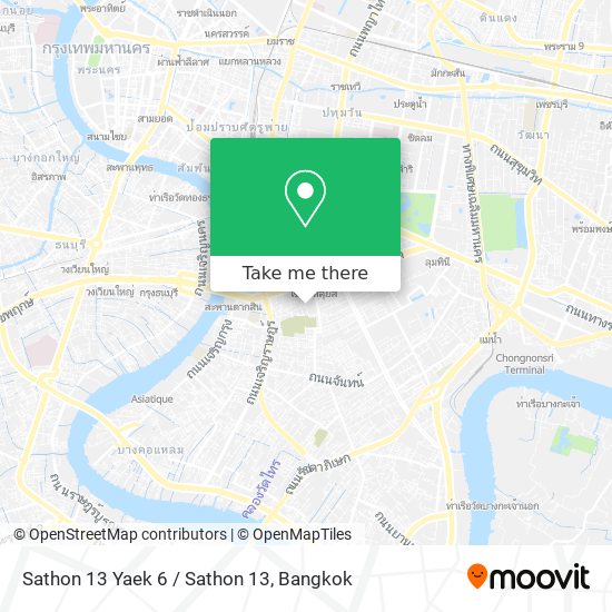 Sathon 13 Yaek 6 / Sathon 13 map