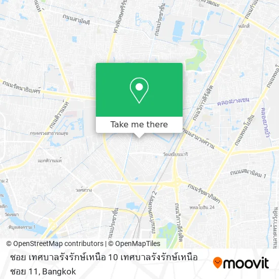 ซอย เทศบาลรังรักษ์เหนือ 10 เทศบาลรังรักษ์เหนือ ซอย 11 map