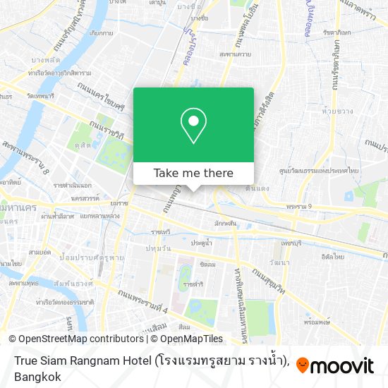 True Siam Rangnam Hotel (โรงแรมทรูสยาม รางน้ำ) map