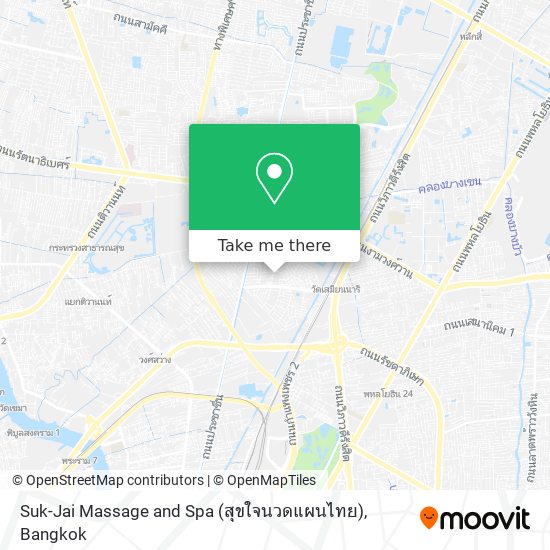 Suk-Jai Massage and Spa (สุขใจนวดแผนไทย) map