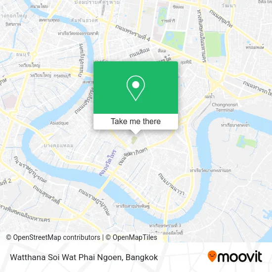 Watthana Soi Wat Phai Ngoen map