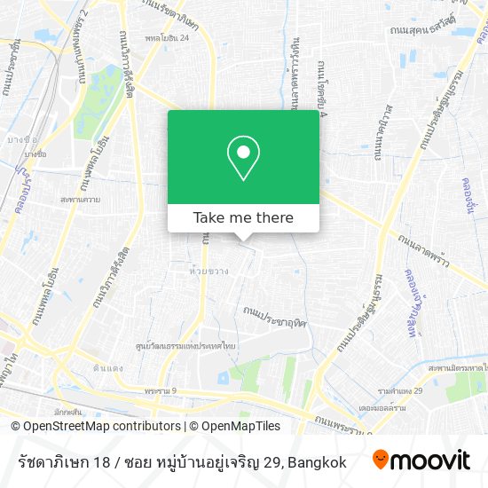 รัชดาภิเษก 18 / ซอย หมู่บ้านอยู่เจริญ 29 map