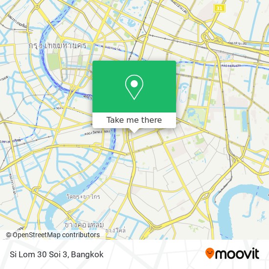 Si Lom 30 Soi 3 map