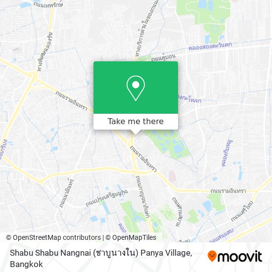 Shabu Shabu Nangnai (ชาบูนางใน) Panya Village map