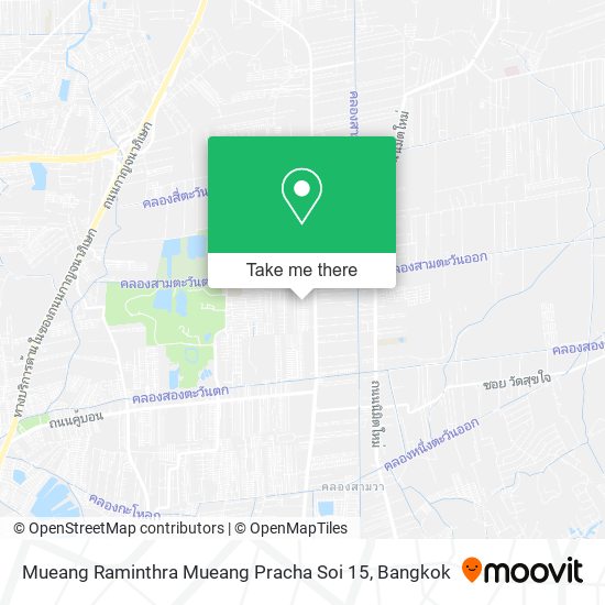 Mueang Raminthra Mueang Pracha Soi 15 map