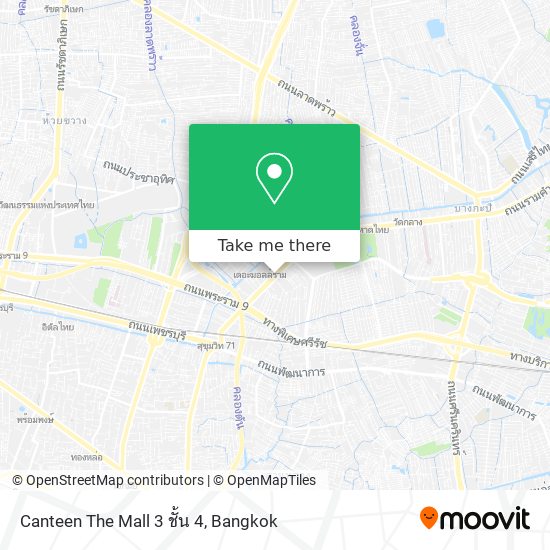 Canteen The Mall 3 ชั้น 4 map