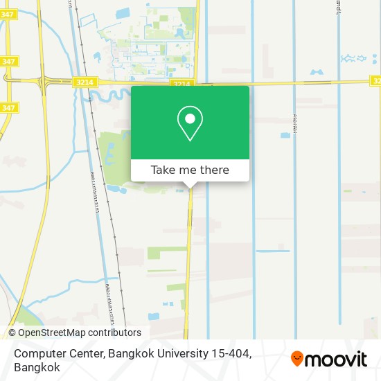 Computer Center, Bangkok University 15-404 map