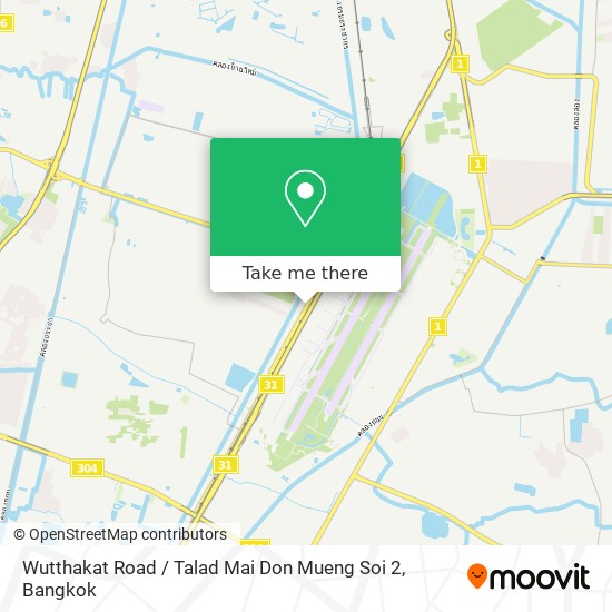 Wutthakat Road / Talad Mai Don Mueng Soi 2 map