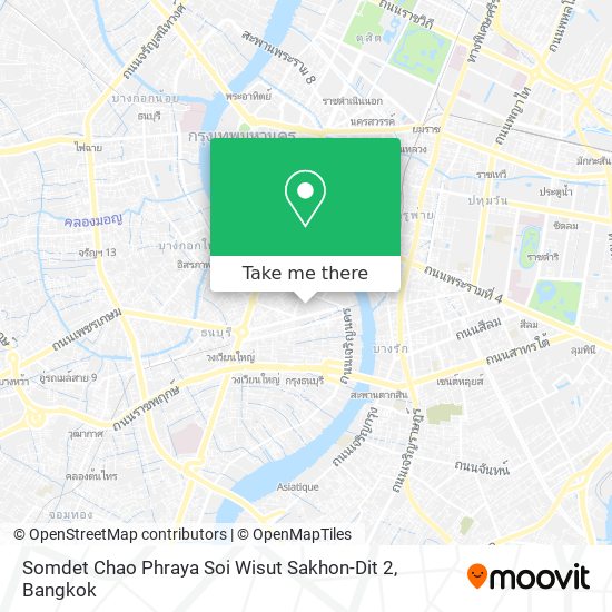 Somdet Chao Phraya Soi Wisut Sakhon-Dit 2 map