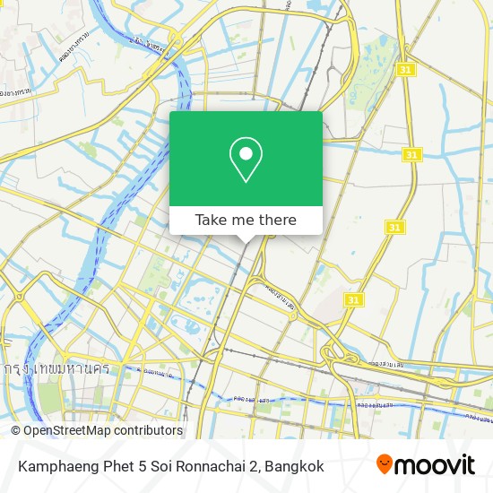 Kamphaeng Phet 5 Soi Ronnachai 2 map