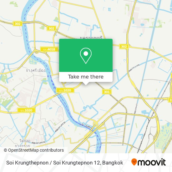 Soi Krungthepnon / Soi Krungtepnon 12 map