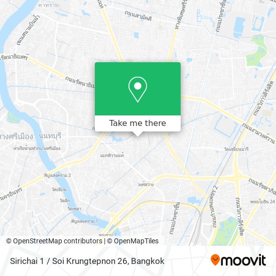 Sirichai 1 / Soi Krungtepnon 26 map