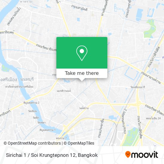 Sirichai 1 / Soi Krungtepnon 12 map