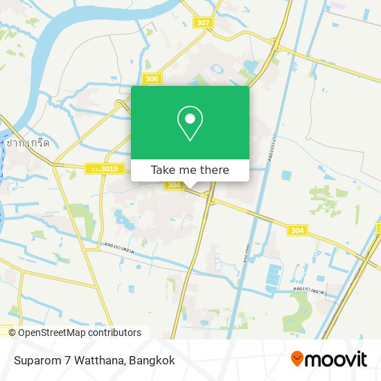 Suparom 7 Watthana map