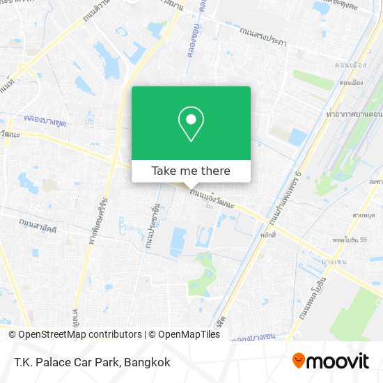 T.K. Palace Car Park map