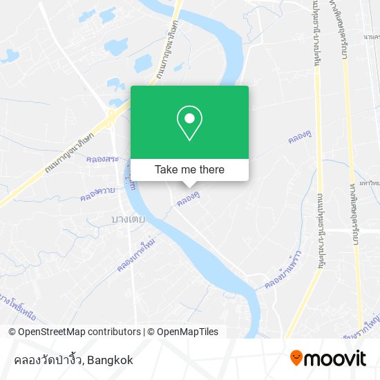 คลองวัดป่างิ้ว map