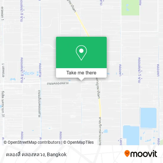 คลองสี่ คลองหลวง map