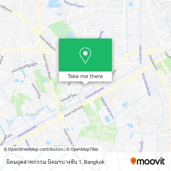 นิคมอุตสาหกรรม นิคมฯบางชัน 1 map