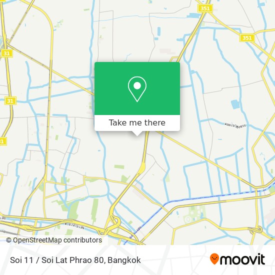 Soi 11 / Soi Lat Phrao 80 map