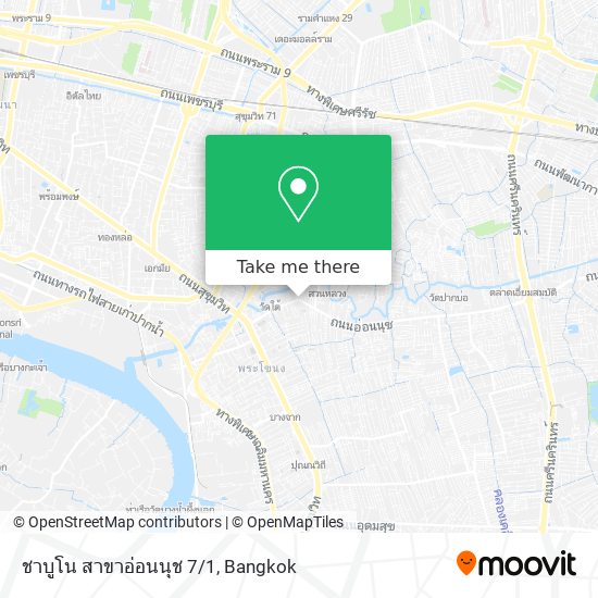 ชาบูโน สาขาอ่อนนุช 7/1 map