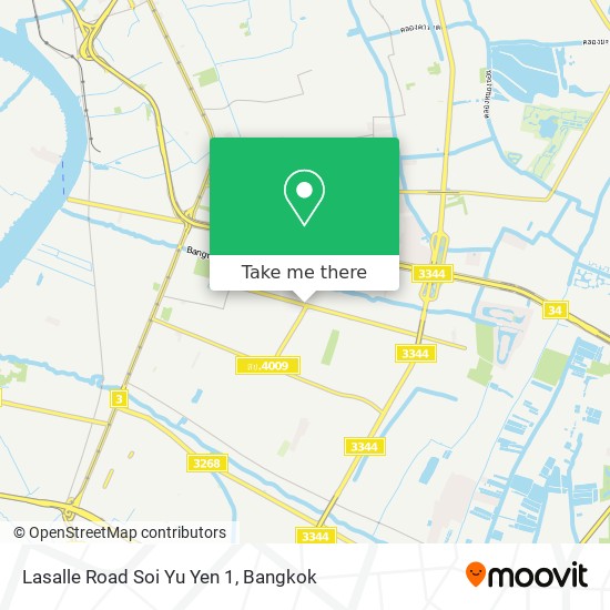 Lasalle Road Soi Yu Yen 1 map