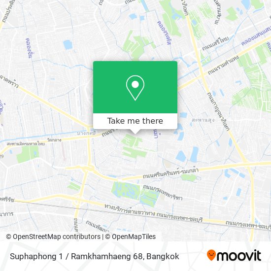 Suphaphong 1 / Ramkhamhaeng 68 map