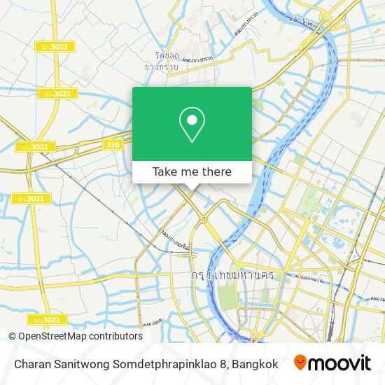 Charan Sanitwong Somdetphrapinklao 8 map