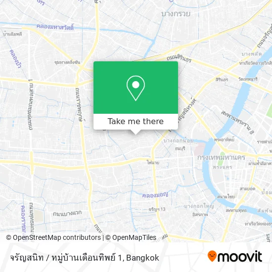 จรัญสนิท / หมู่บ้านเดือนทิพย์ 1 map