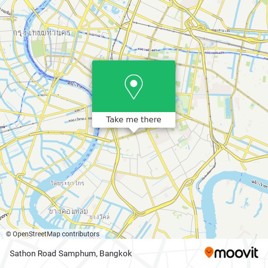 Sathon Road Samphum map
