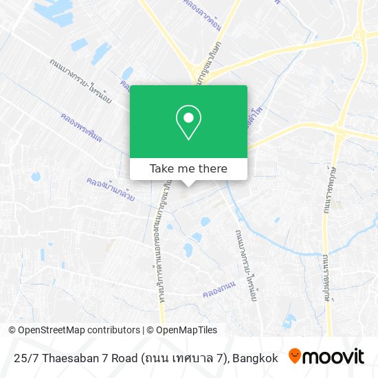 25 / 7 Thaesaban 7 Road (ถนน เทศบาล 7) map