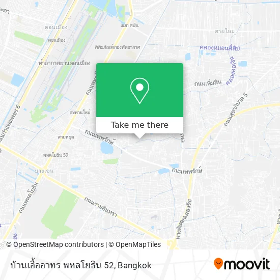 บ้านเอื้ออาทร พหลโยธิน 52 map