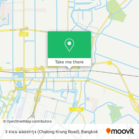 3 ถนน ฉลองกรุง (Chalong Krung Road) map