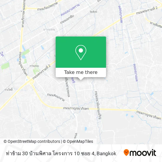 ท่าข้าม 30 บ้านพิศาล โครงการ 10 ซอย 4 map