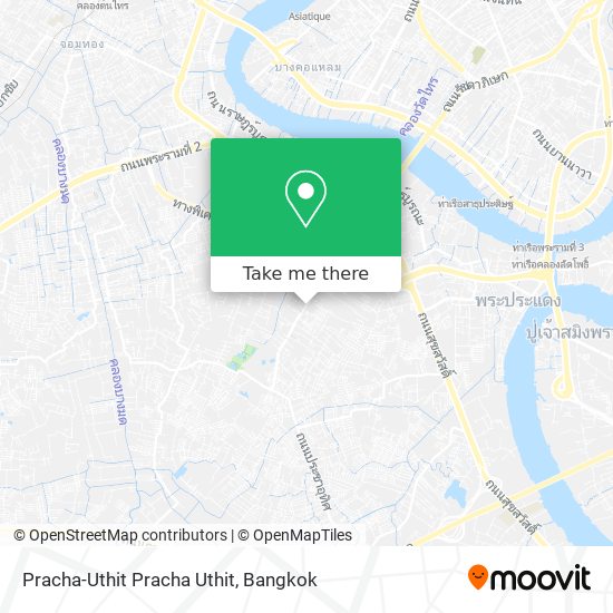 Pracha-Uthit Pracha Uthit map