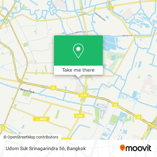 Udom Suk Srinagarindra 56 map