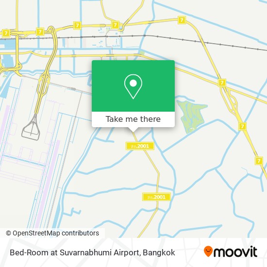 Bed-Room at Suvarnabhumi Airport map