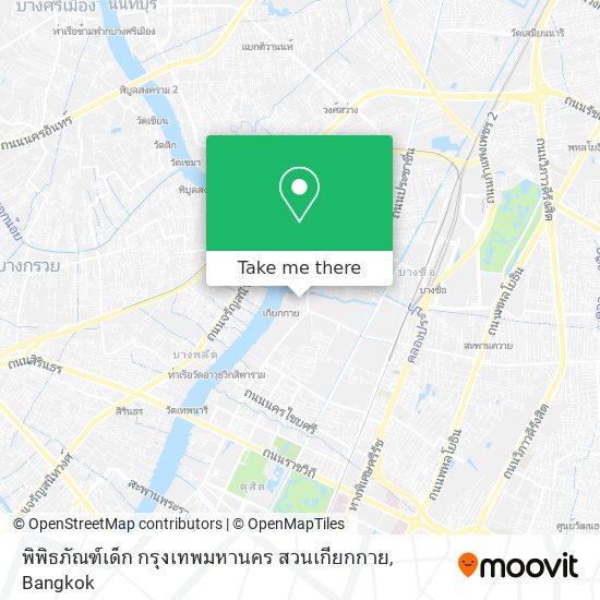 พิพิธภัณฑ์เด็ก กรุงเทพมหานคร สวนเกียกกาย map