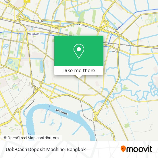 Uob-Cash Deposit Machine map