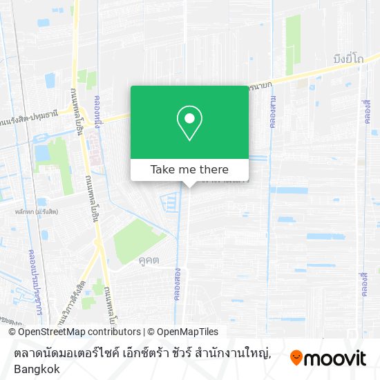 ตลาดนัดมอเตอร์ไซค์ เอ็กซ์ตร้า ชัวร์ สำนักงานใหญ่ map