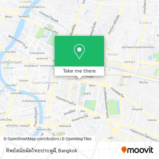 ทิพย์สมัยผัดไทยประตูผี map