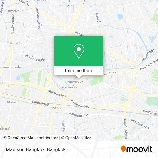Madison Bangkok map
