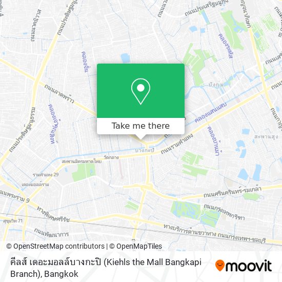 คีลส์ เดอะมอลล์บางกะปิ (Kiehls the Mall Bangkapi Branch) map