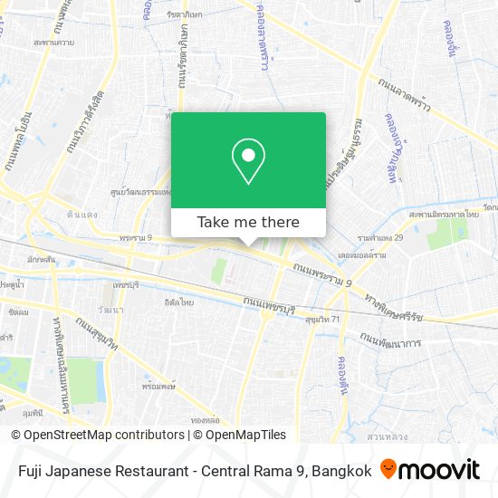Fuji Japanese Restaurant - Central Rama 9 map
