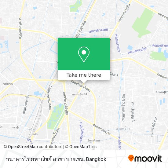 ธนาคารไทยพาณิชย์ สาขา บางเขน map