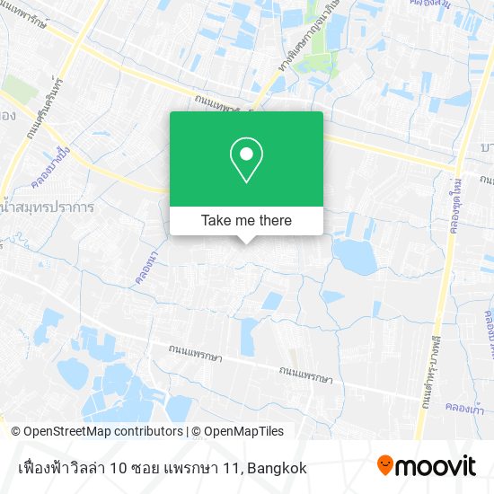 เฟื่องฟ้าวิลล่า 10 ซอย แพรกษา 11 map