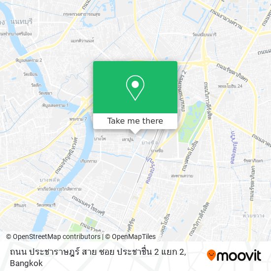 ถนน ประชาราษฎร์ สาย ซอย ประชาชื่น 2 แยก 2 map