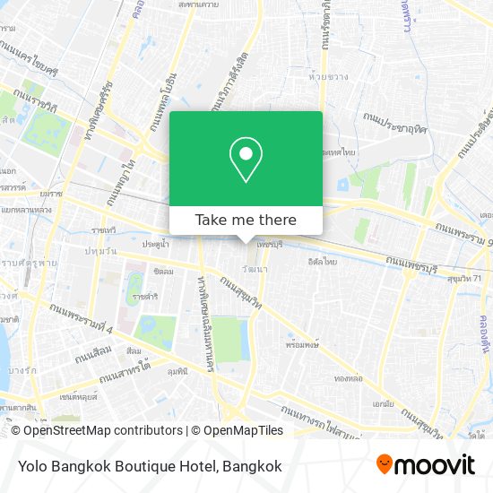Yolo Bangkok Boutique Hotel map