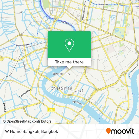 W Home Bangkok map